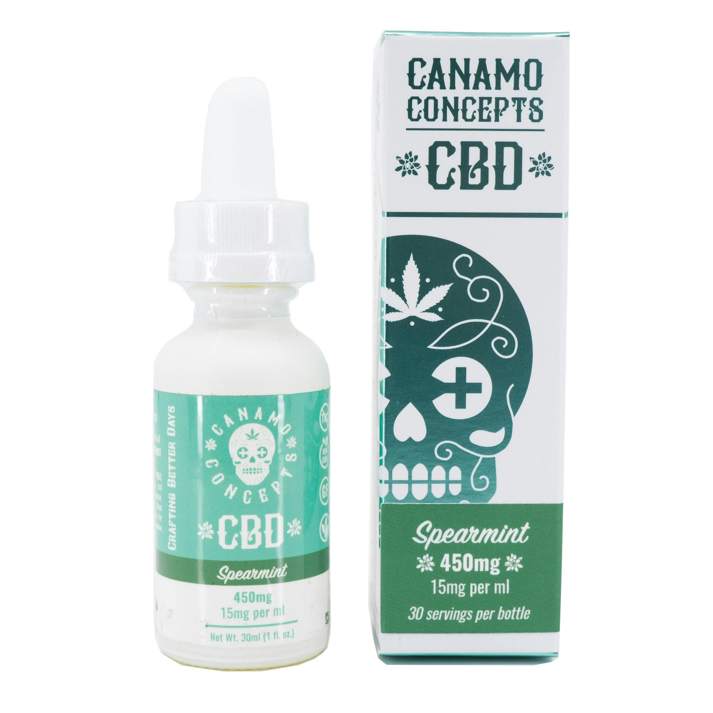 Canamo CBD Tincture 450mg - Spearmint